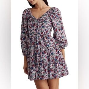 NWT Madewell Floral Mini Dress